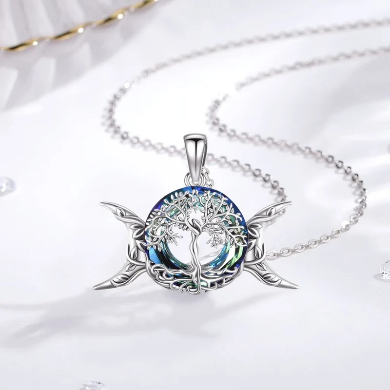 Collier Arbre de Vie Lune