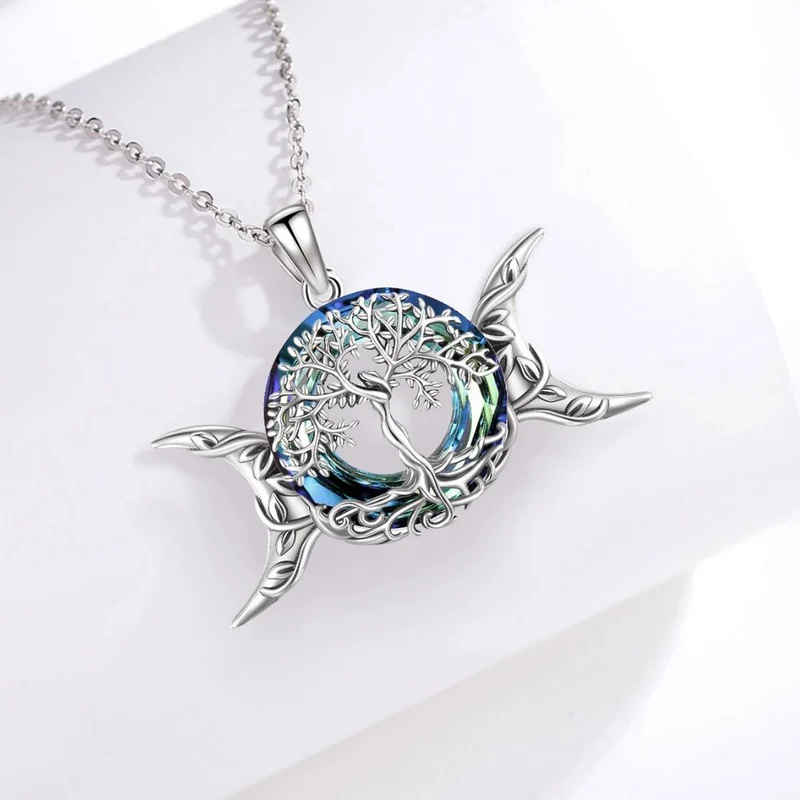 Collier Arbre de Vie Lune