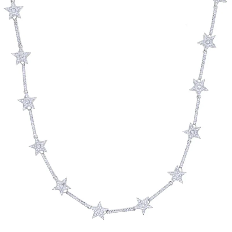 Collier Étoile Brillante Argent