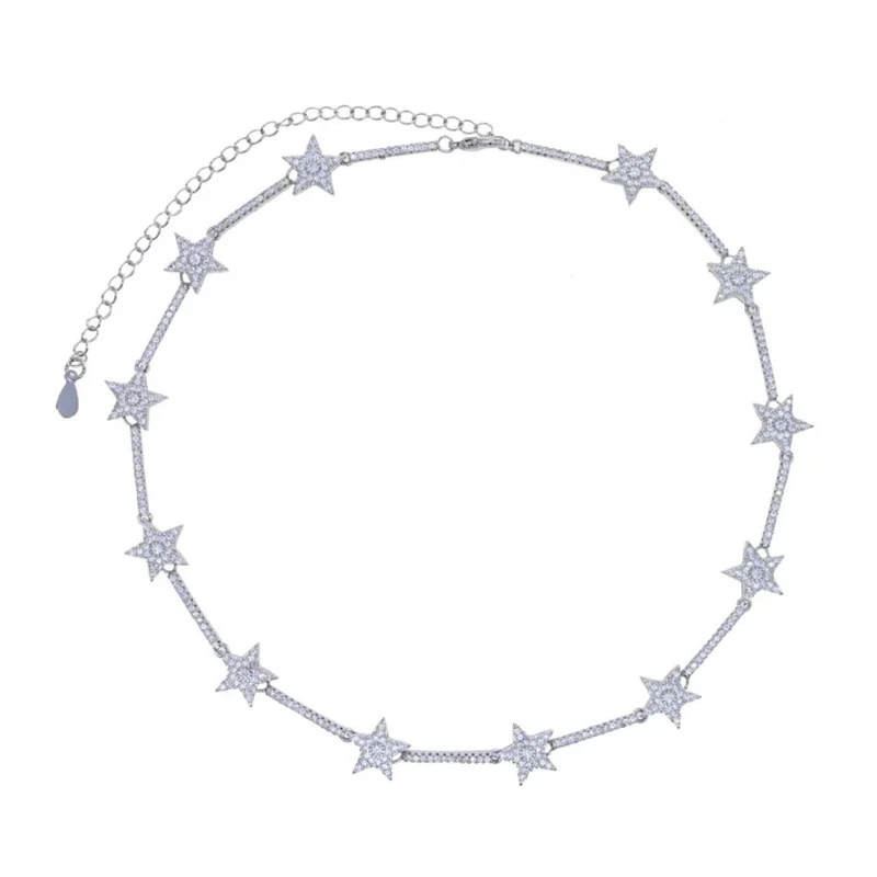 Collier Étoile Brillante Argent