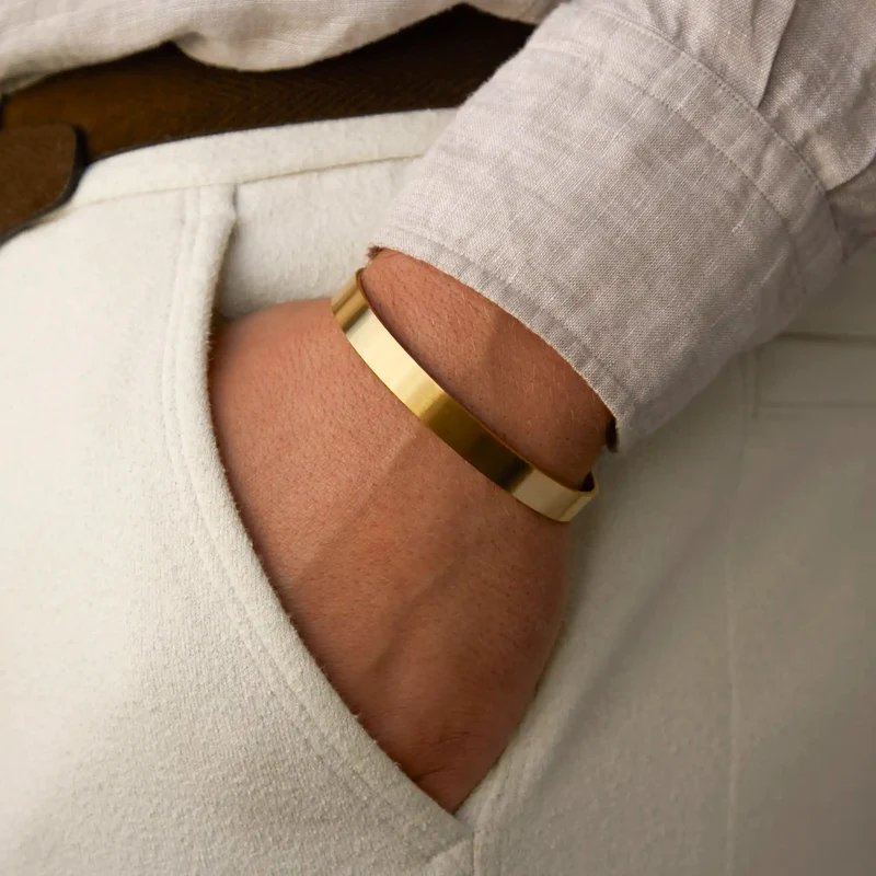 Mats Meier Annecy bracelet en acier couleur or MM320016