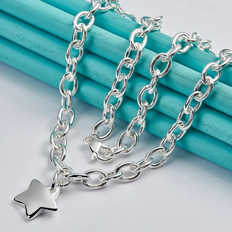 Collier Étoile Grosse Chaine