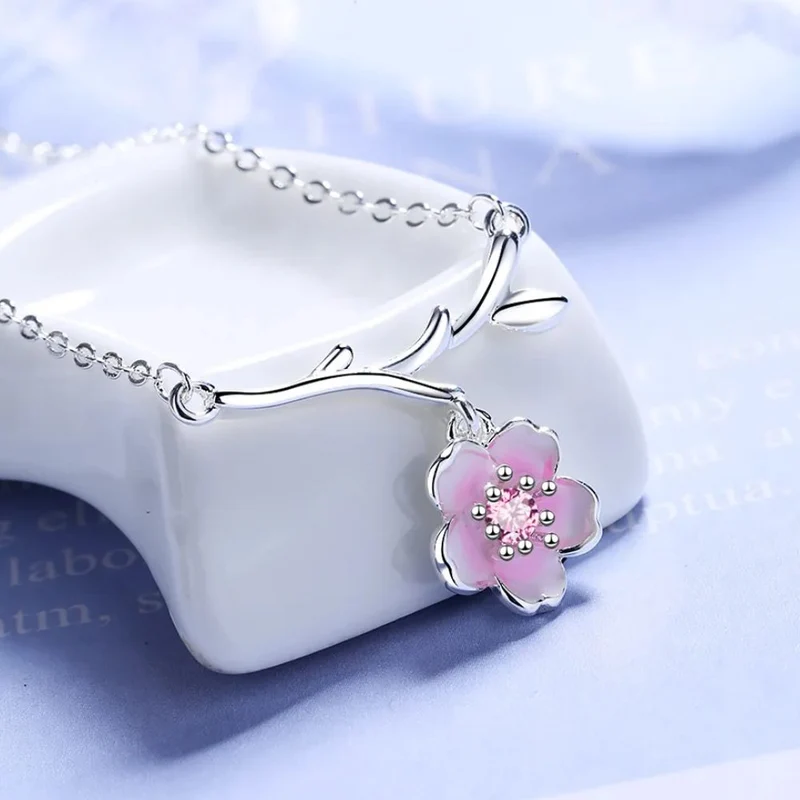 Collier Fleur en Branche