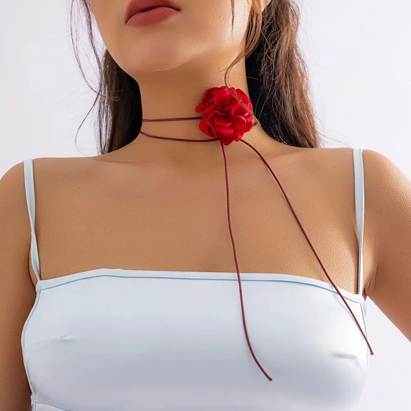 Collier Fleur Tour de Cou