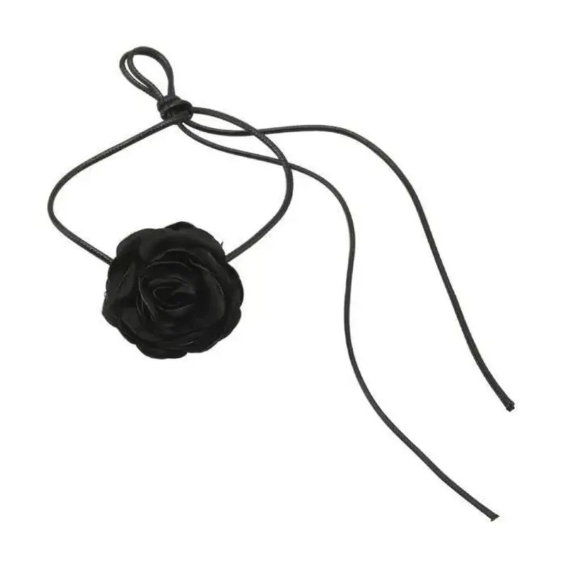 Collier Fleur Élastique