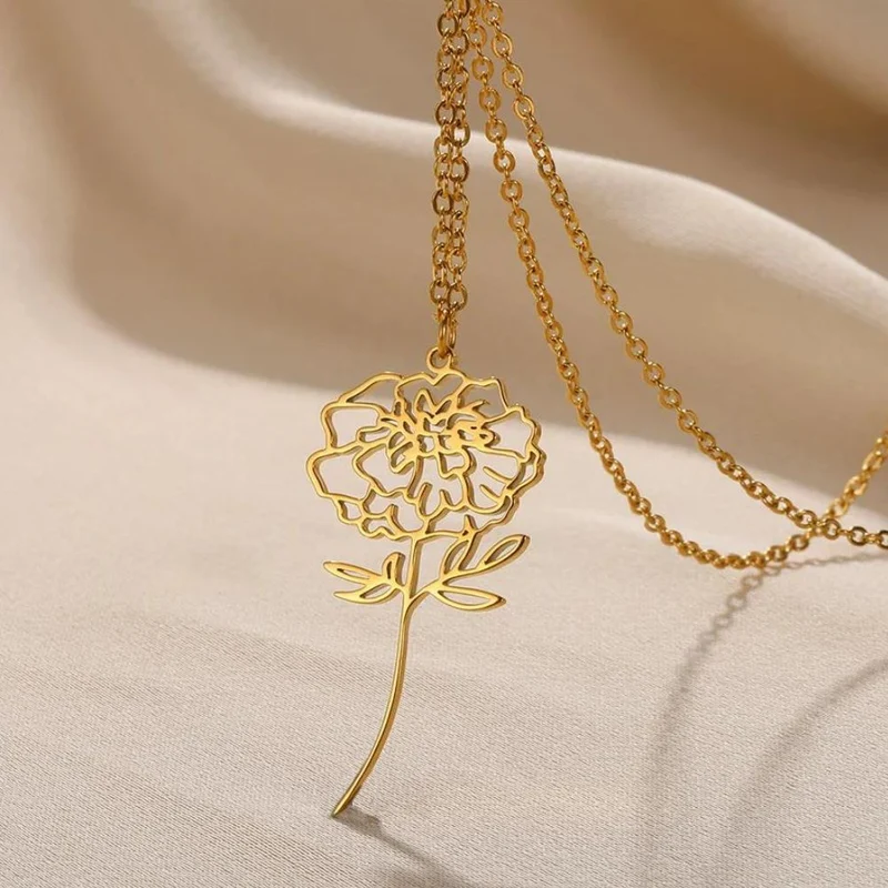 Collier Fleur Jaune