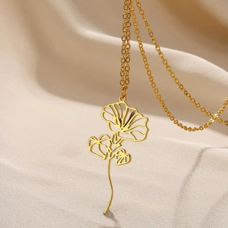 Collier Fleur Jaune