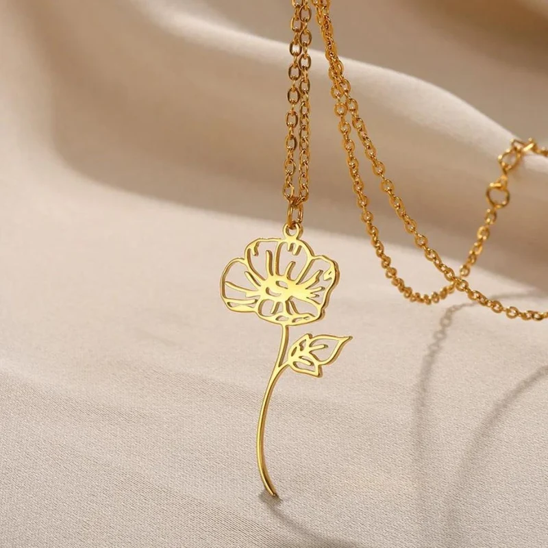 Collier Fleur Jaune