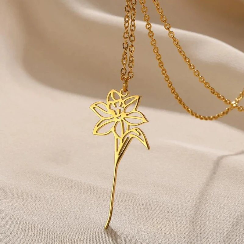 Collier Fleur Jaune