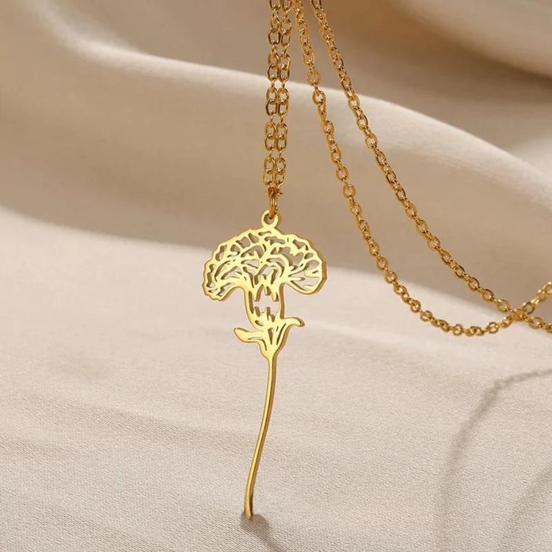Collier Fleur Jaune