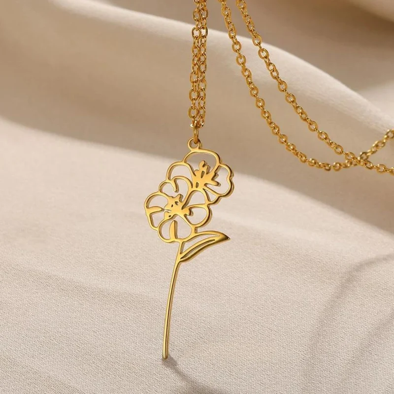 Collier Fleur Jaune
