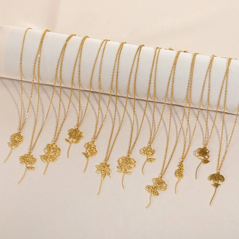 Collier Fleur Jaune