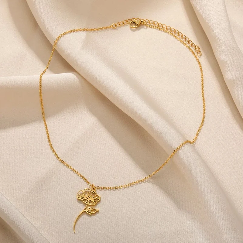 Collier Fleur Jaune