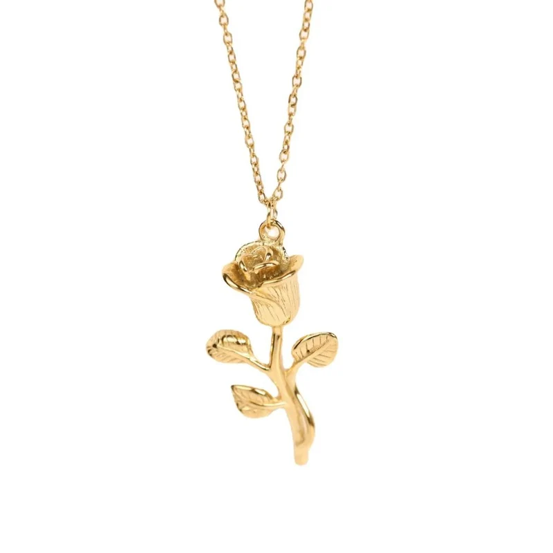 Collier Rose en Or