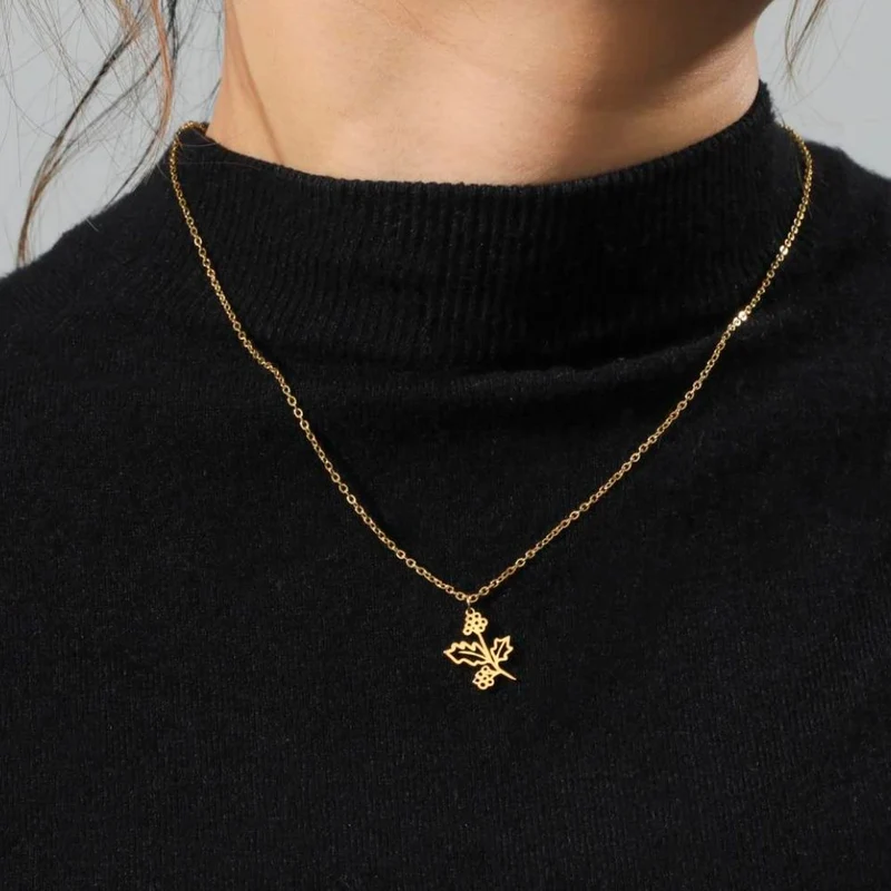 Collier Fleur Holly