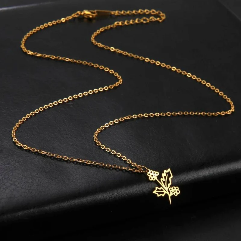 Collier Fleur Holly