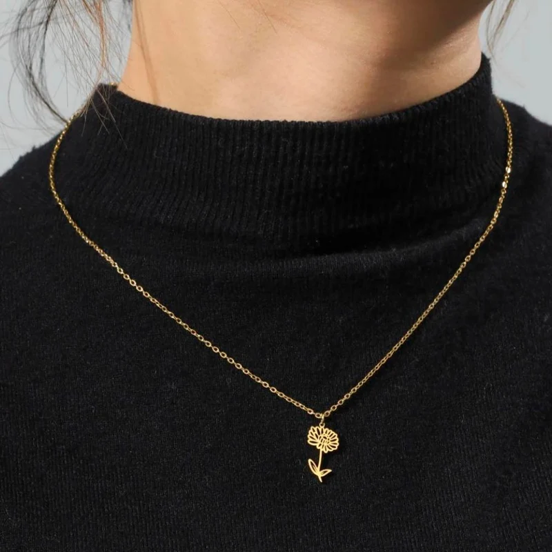 Collier Fleur Lam