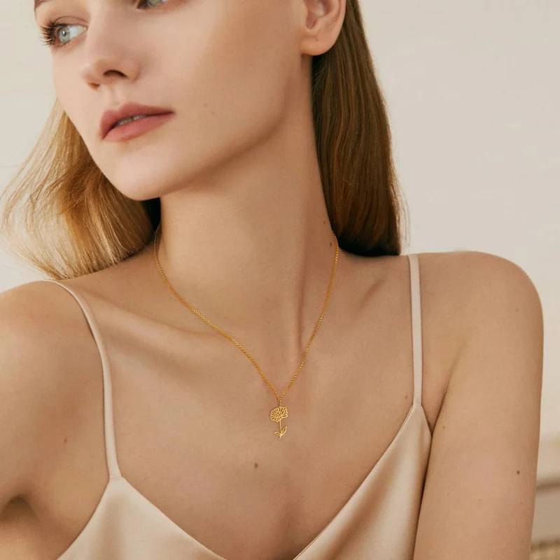 Collier Fleur Lam