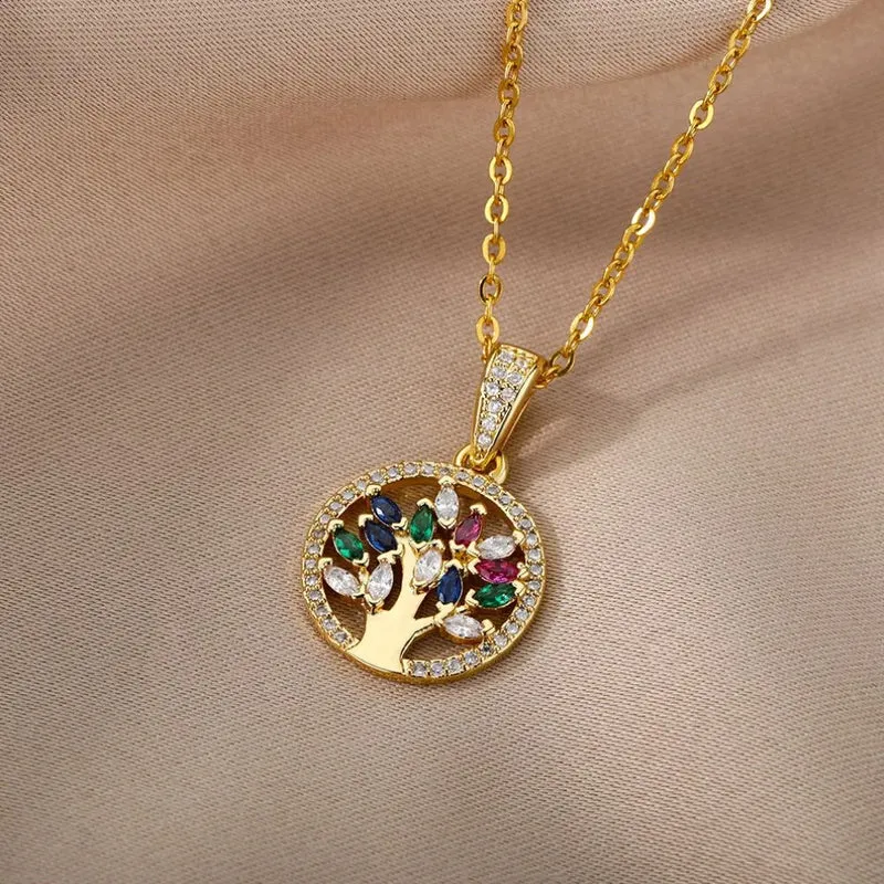 Collier Arbre de Vie 7 Chakrats