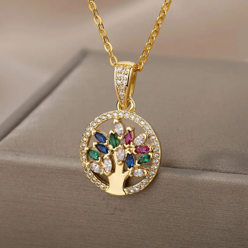 Collier Arbre de Vie 7 Chakrats