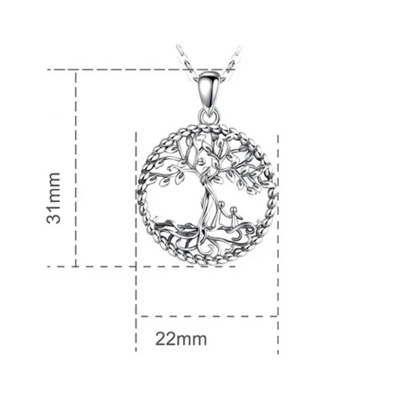Collier Arbre de Vie Mère et Enfants