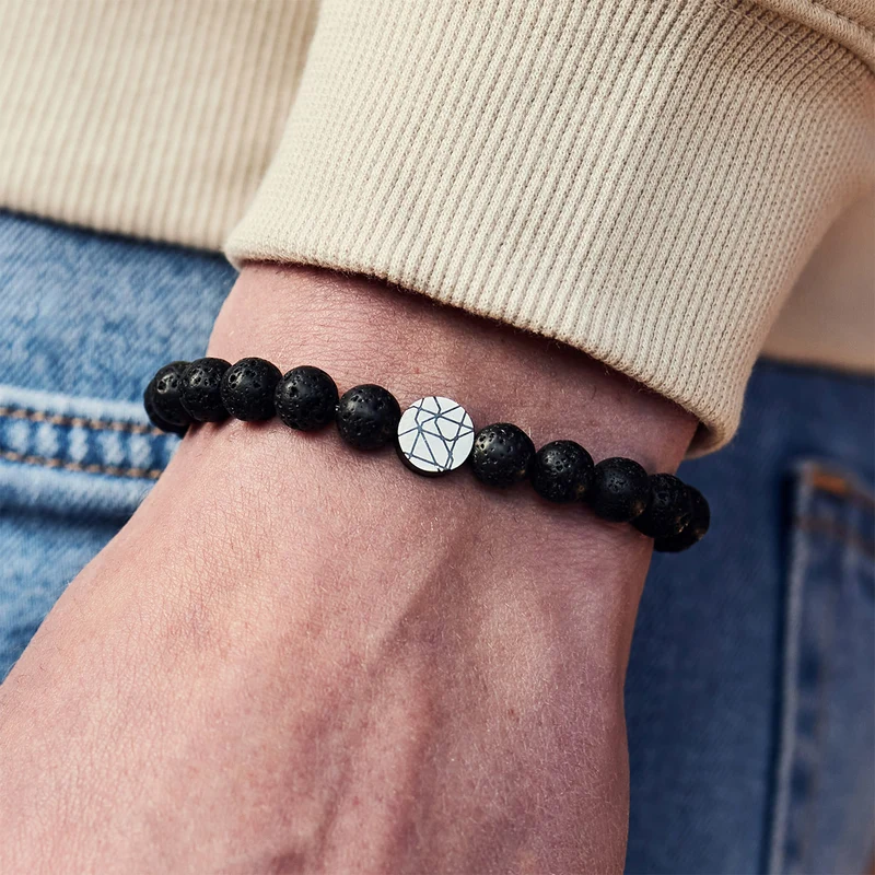 Sem Lewis Piccadilly Bracelet Noir SL320016