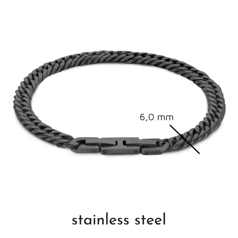 Sem Lewis Battersea Northcote Road Armband Gunmetal SL320022