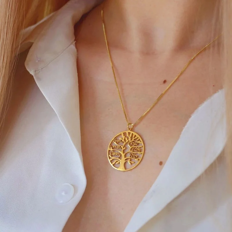 Collier Arbre de Vie Personnalisable