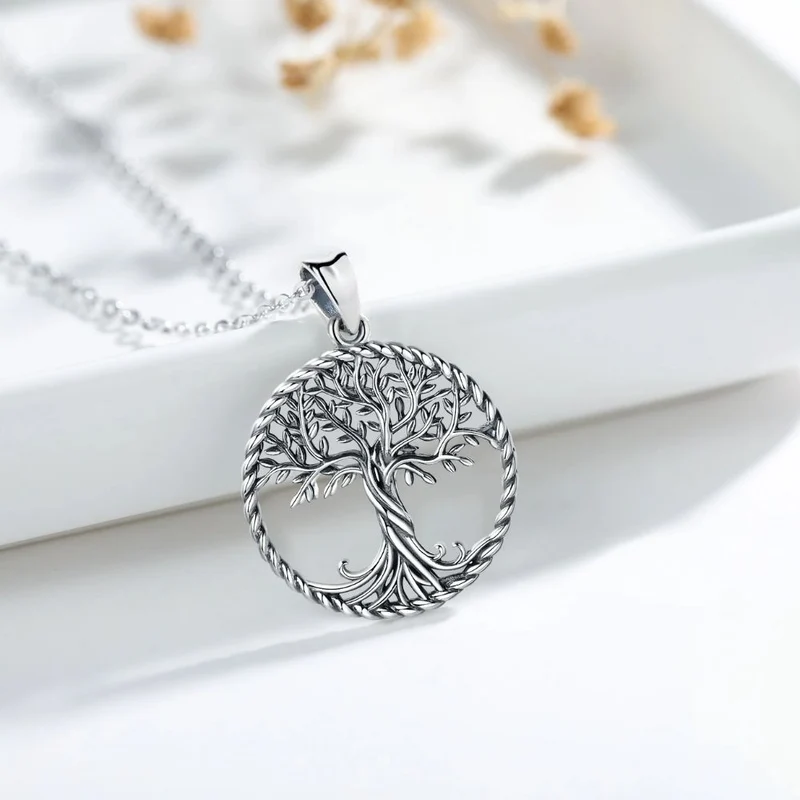 Collier Arbre Argent