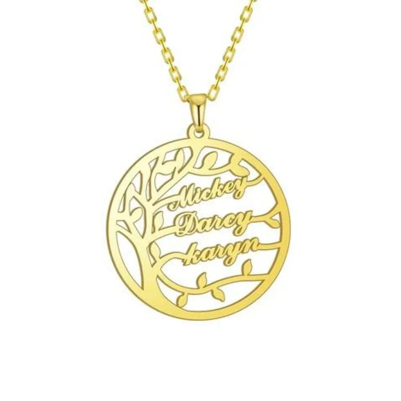 Collier Arbre de Vie Prénom