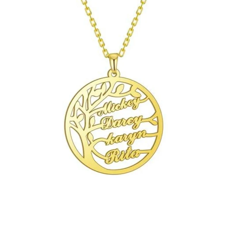Collier Arbre de Vie Prénom