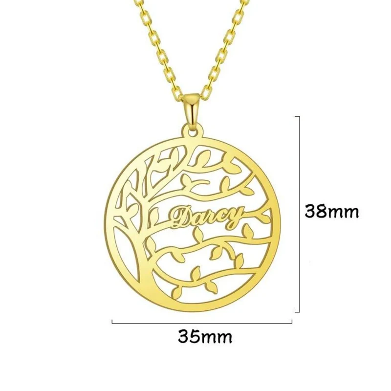 Collier Arbre de Vie Prénom