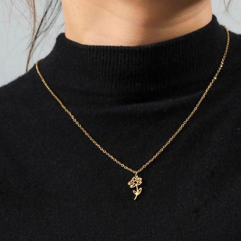 Collier Fleur Lotus