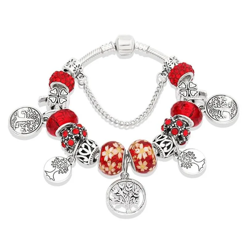 Bracelet Arbre de Vie Breloques Multiples