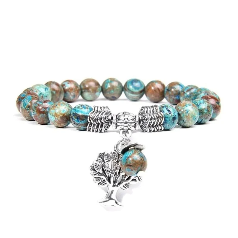 Bracelet Arbre de Vie Perle Argent