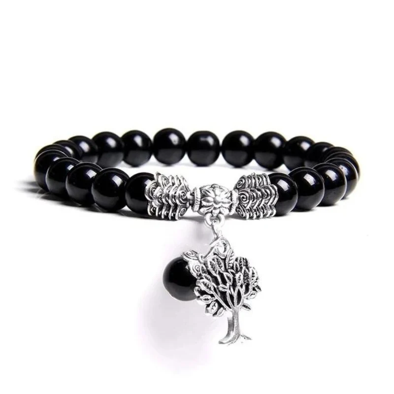 Bracelet Arbre de Vie Perle Argent