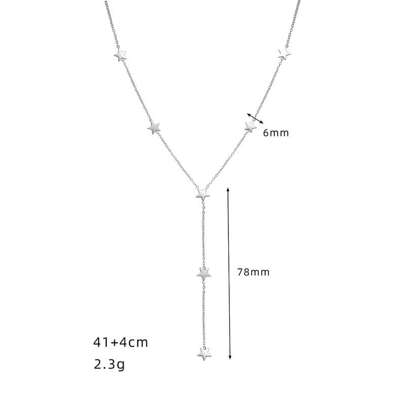 Collier Cravate Étoile