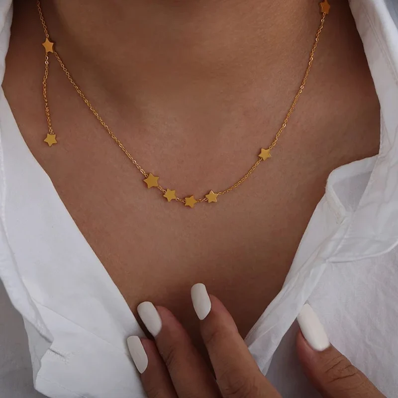 Collier Plusieurs Étoile