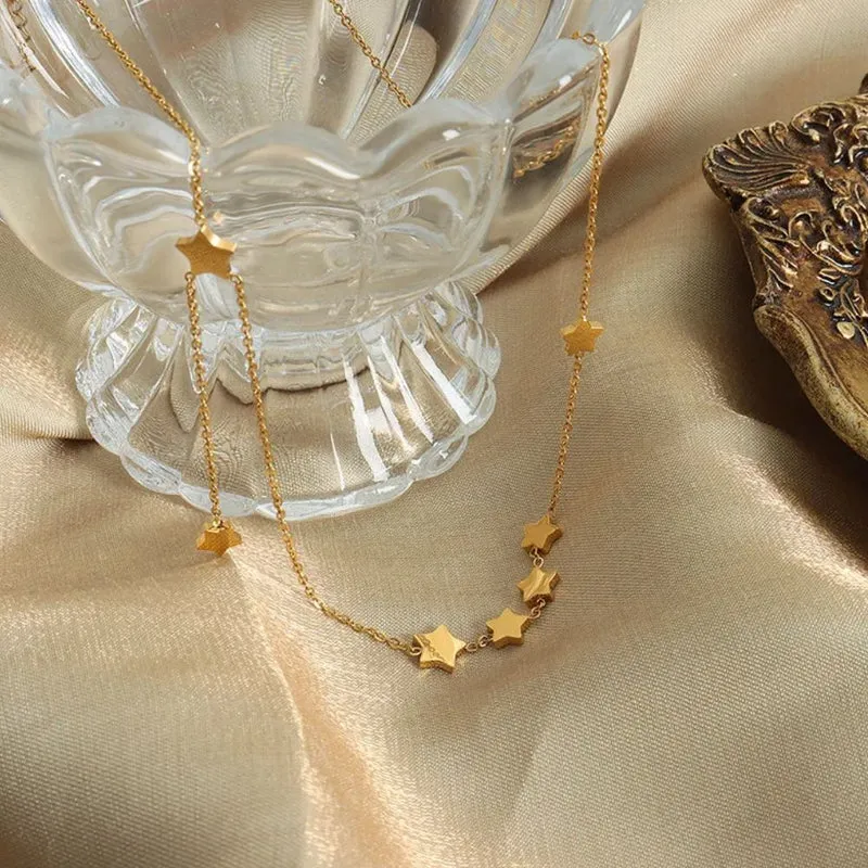 Collier Plusieurs Étoile