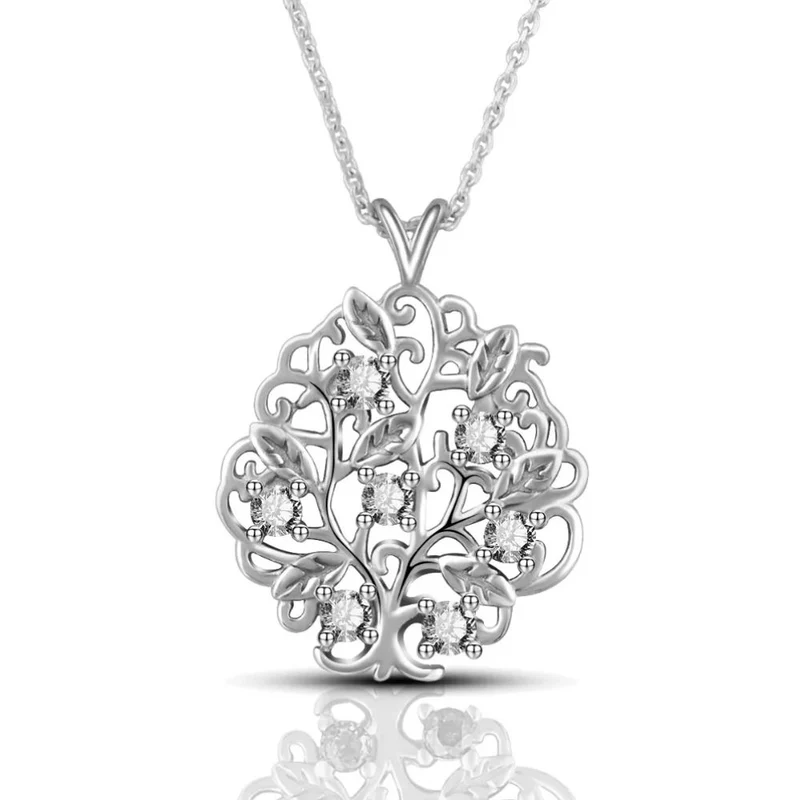 Collier Arbre de Vie et Pierre