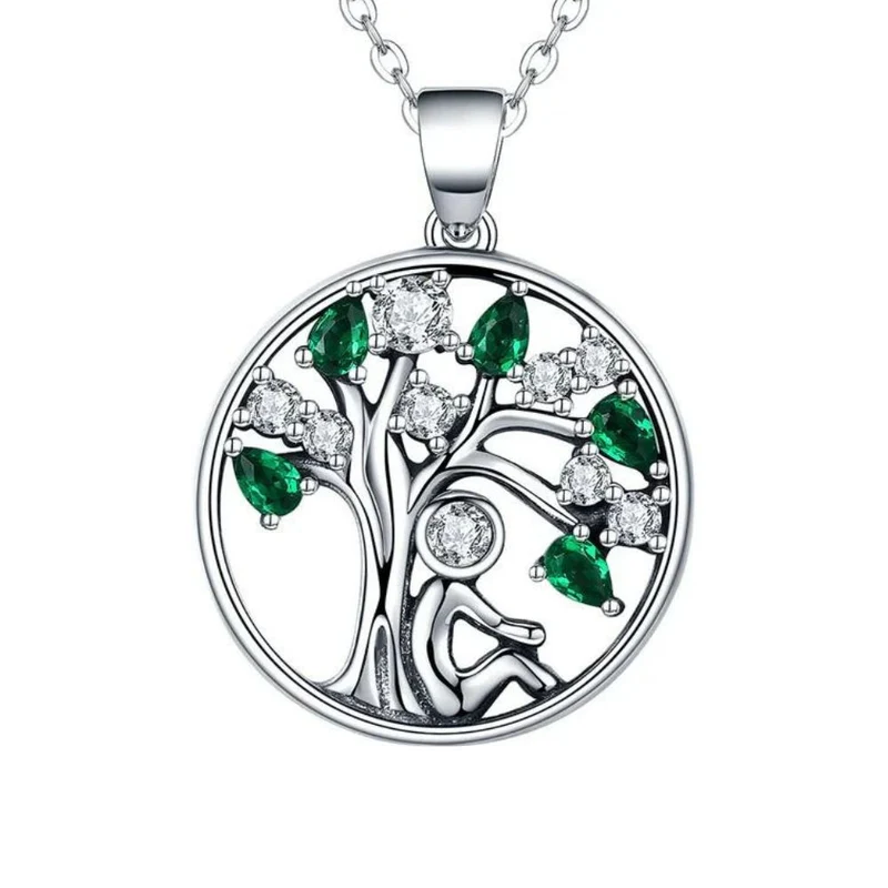 Collier Arbre de Vie Argent Massif