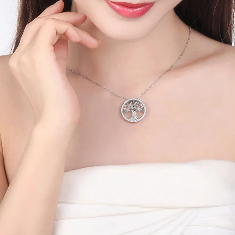 Collier Arbre de Vie Scintillant