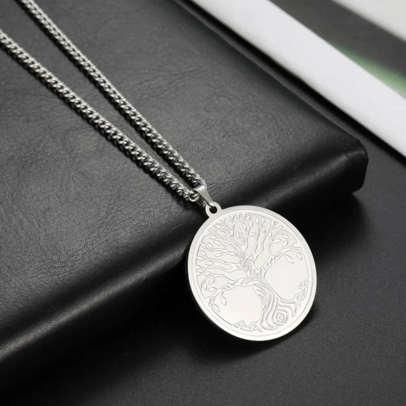 Collier Arbre de Vie Gravé