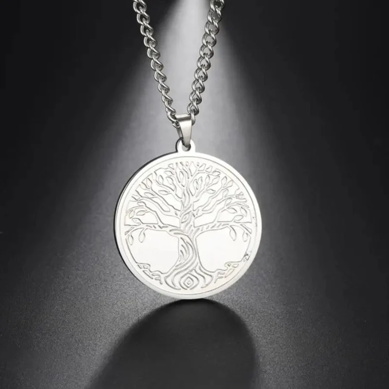 Collier Arbre de Vie Gravé