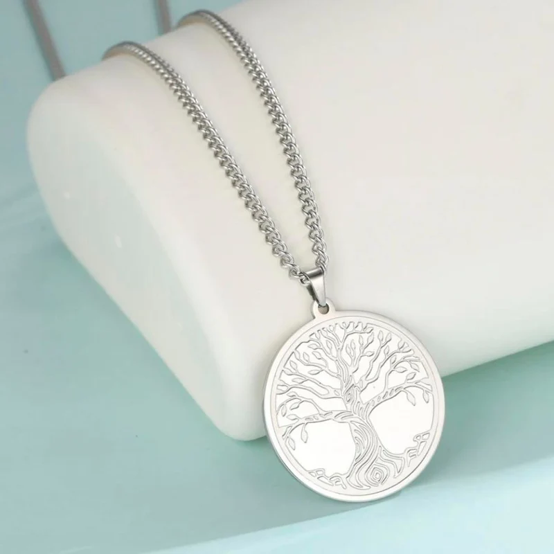 Collier Arbre de Vie Gravé