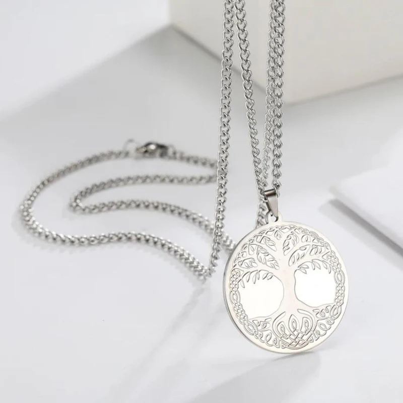 Collier Arbre de Vie Gravé