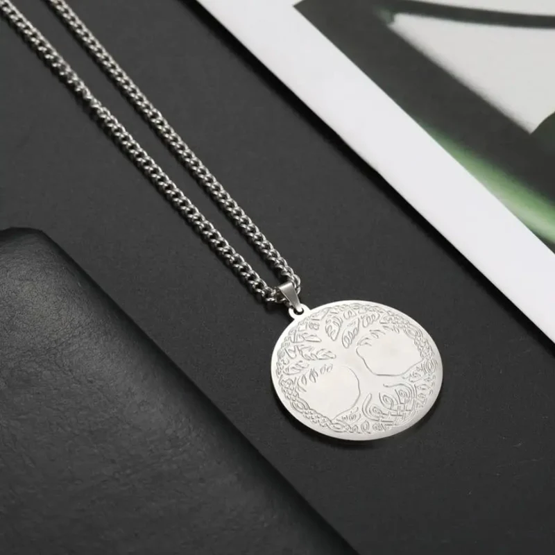 Collier Arbre de Vie Gravé