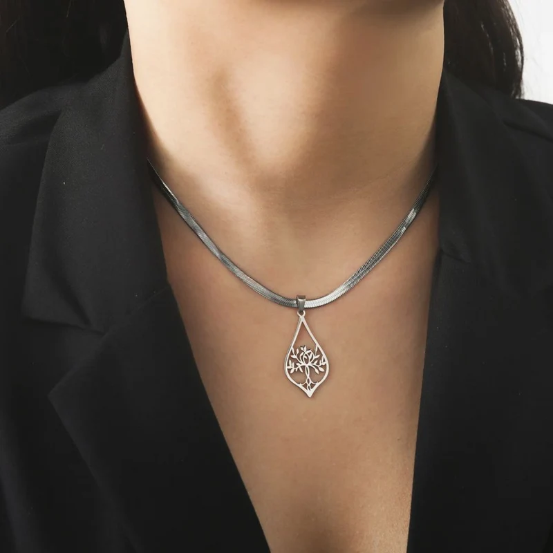Collier Arbre de Vie Goutte