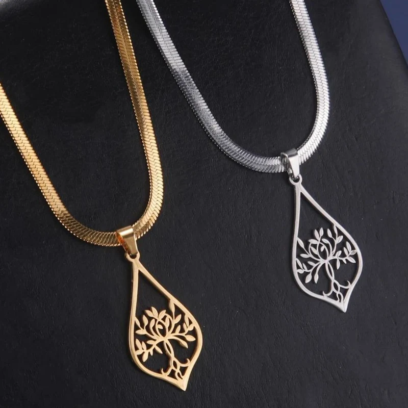 Collier Arbre de Vie Goutte