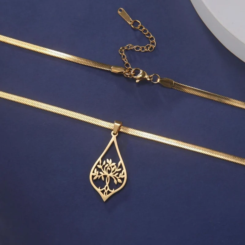 Collier Arbre de Vie Goutte